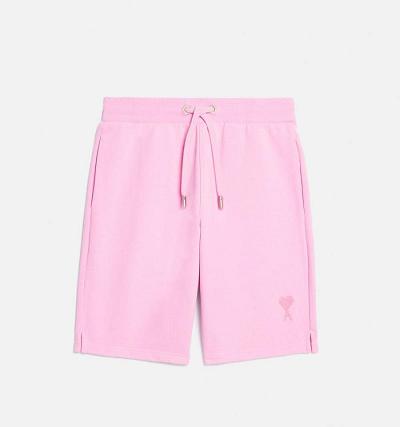 Bermudas Ami Paris Ami de Coeur Rosas | ami_MX148