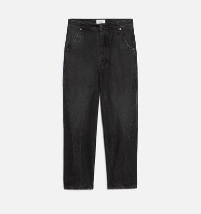 Jeans Ami Paris Alex Fit Negros | ami_MX164