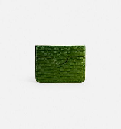 Porta Tarjetas Ami Paris Card Holder Verdes | ami_MX167