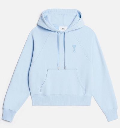 Sudadera Con Capucha Ami Paris Ami de Coeur Azules | ami_MX481