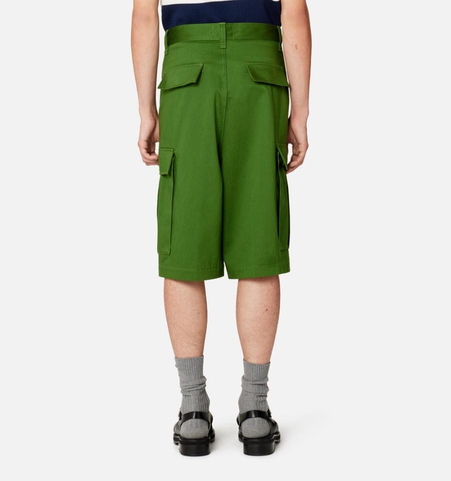 Bermudas Ami Paris Cargo Verdes | ami_MX580