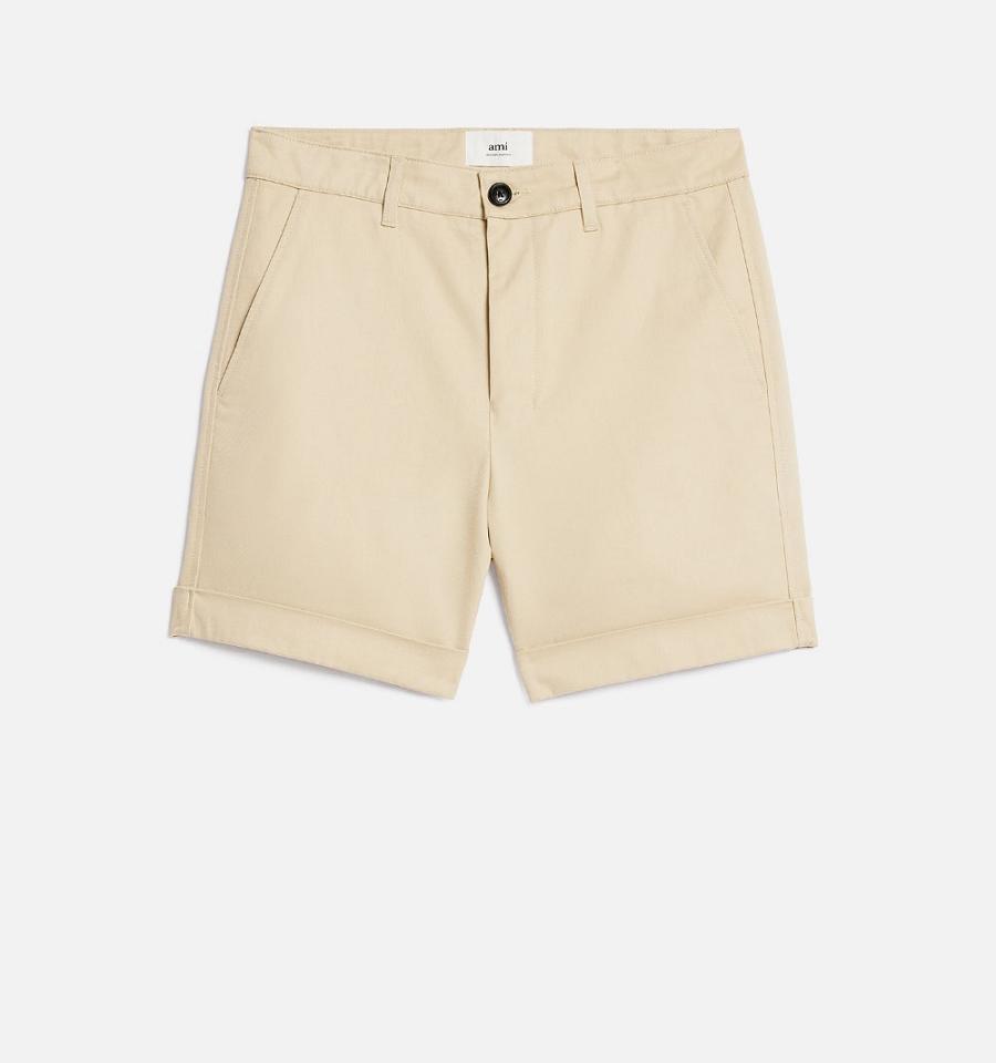 Bermudas Ami Paris Chino Kaki | ami_MX425