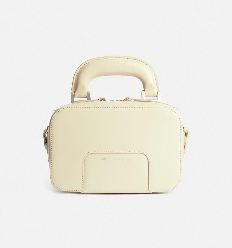 Bolsas Ami Paris Case Beige | ami_MX563