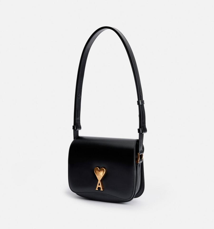 Bolsas Ami Paris Small Paris Negros | ami_MX413