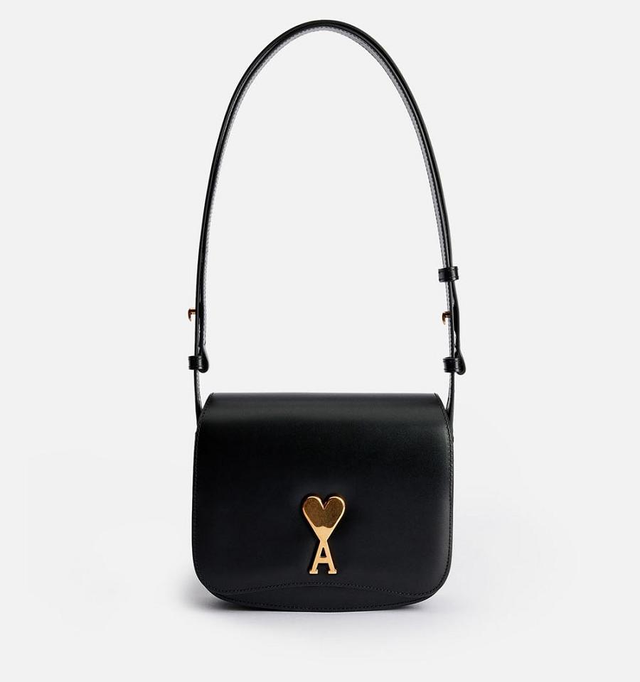 Bolsas Ami Paris Small Paris Negros | ami_MX413