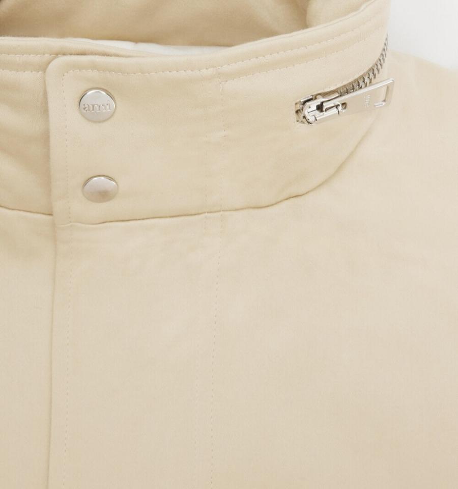 Chaquetas Ami Paris Patched Pockets Beige | ami_MX193