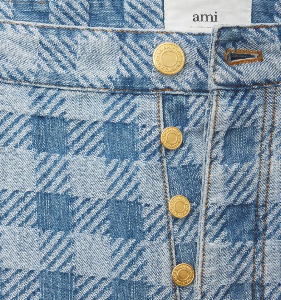 Denim Ami Paris Alex Fit Azules | ami_MX558