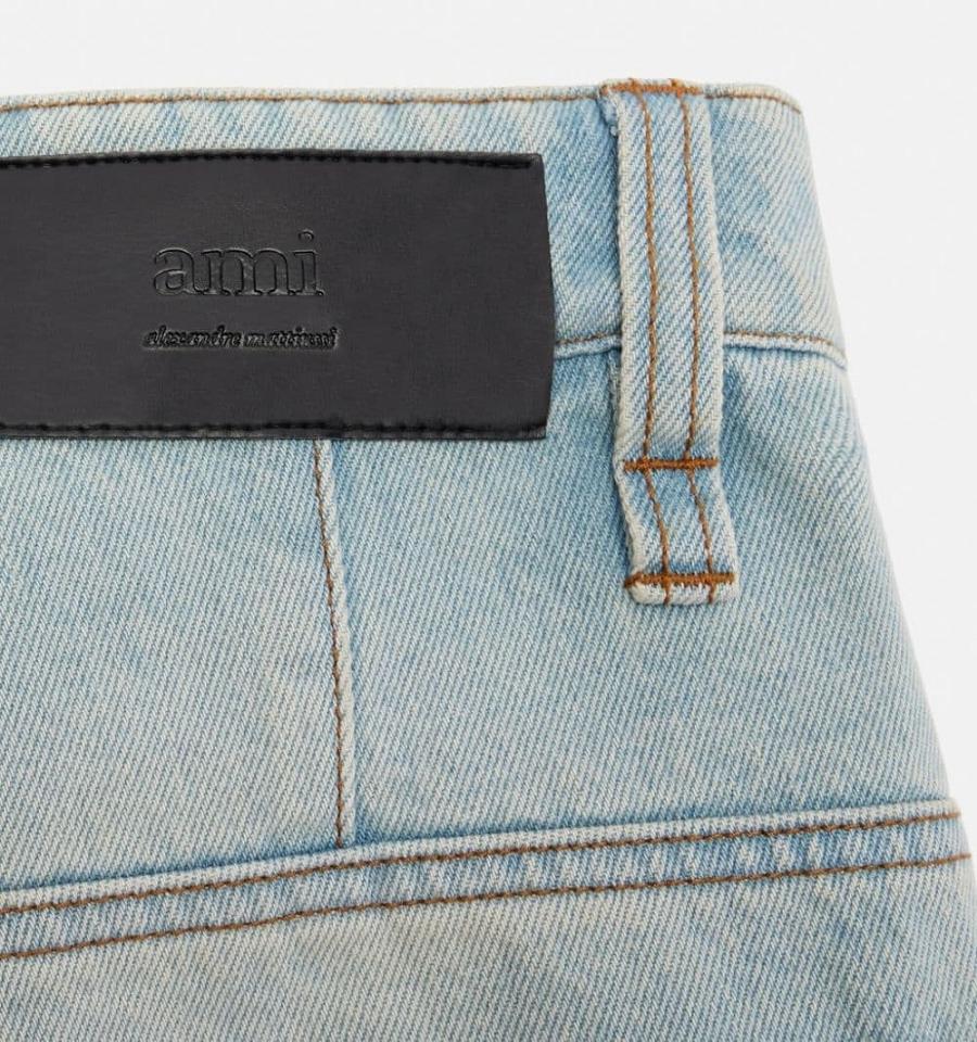 Denim Ami Paris Alex Fit denim Azules Claro | ami_MX453