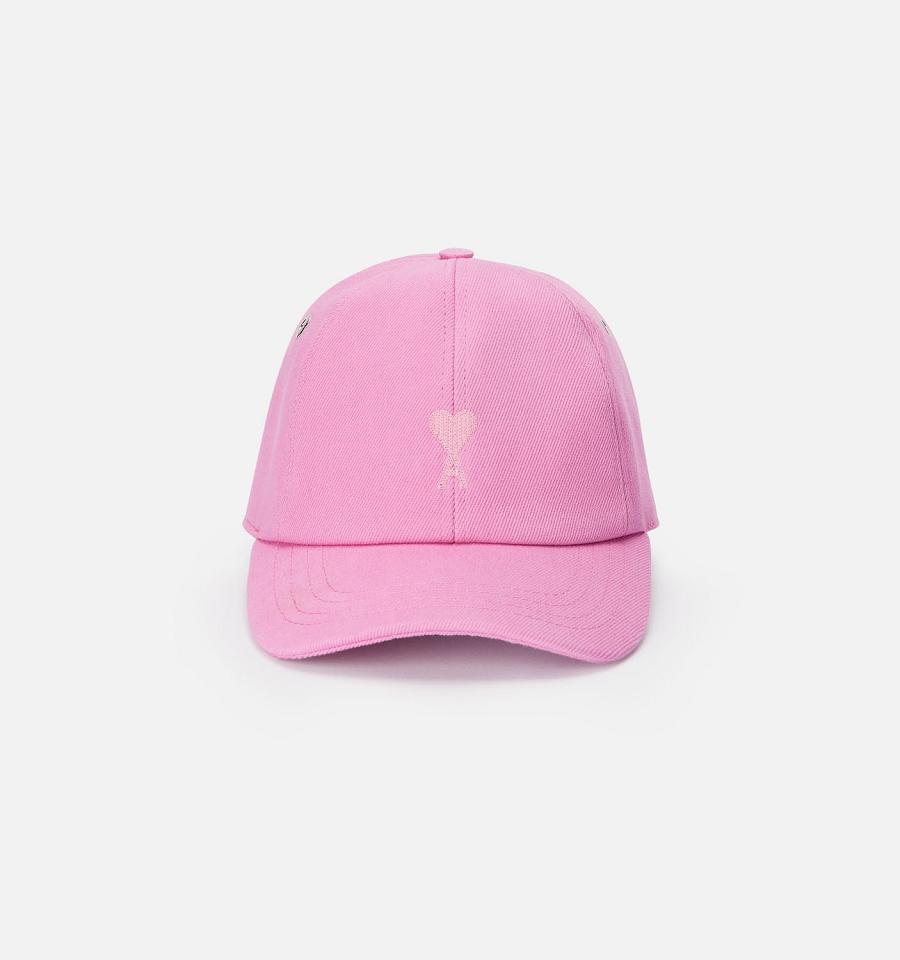 Gorras Ami Paris Tonal Ami de Coeur Embroidery Rosas | ami_MX369