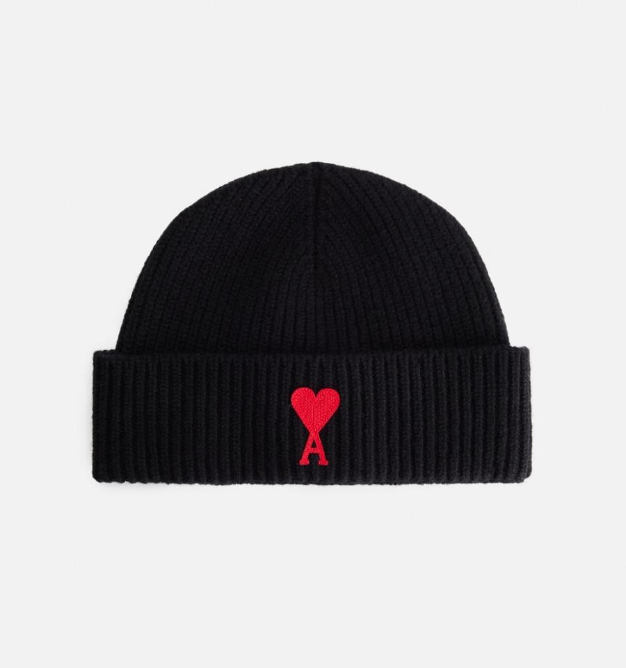 Gorros Ami Paris Ami de Coeur Negros | ami_MX355