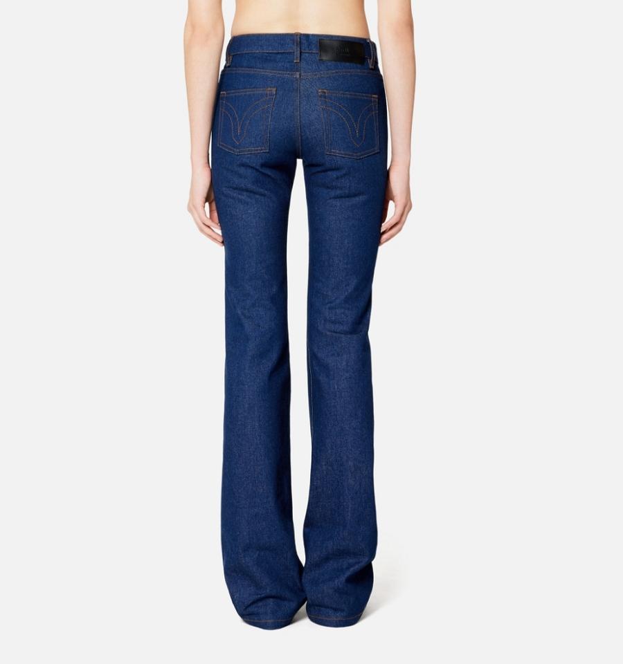 Jeans Ami Paris Bootcut Fit Azul Marino | ami_MX459