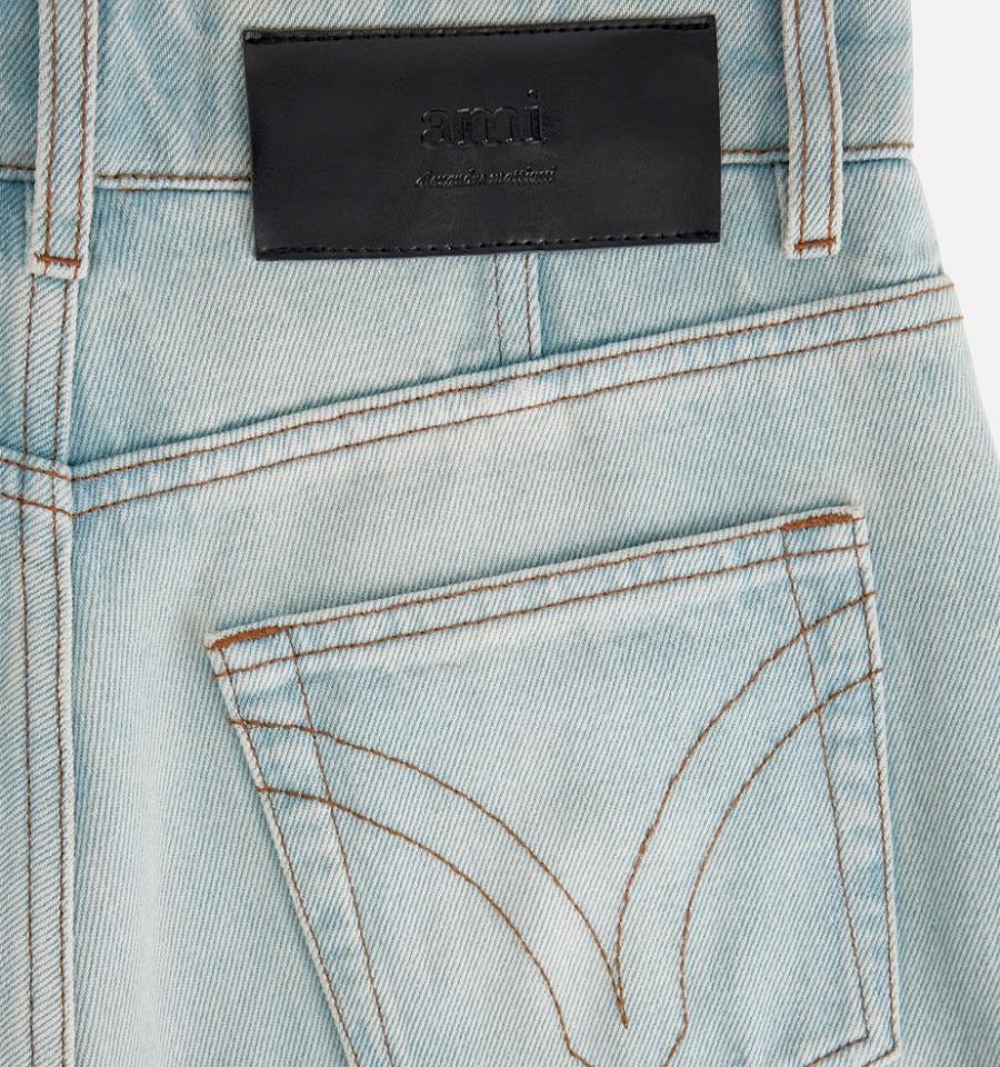 Jeans Ami Paris Flare Fit Azules | ami_MX435