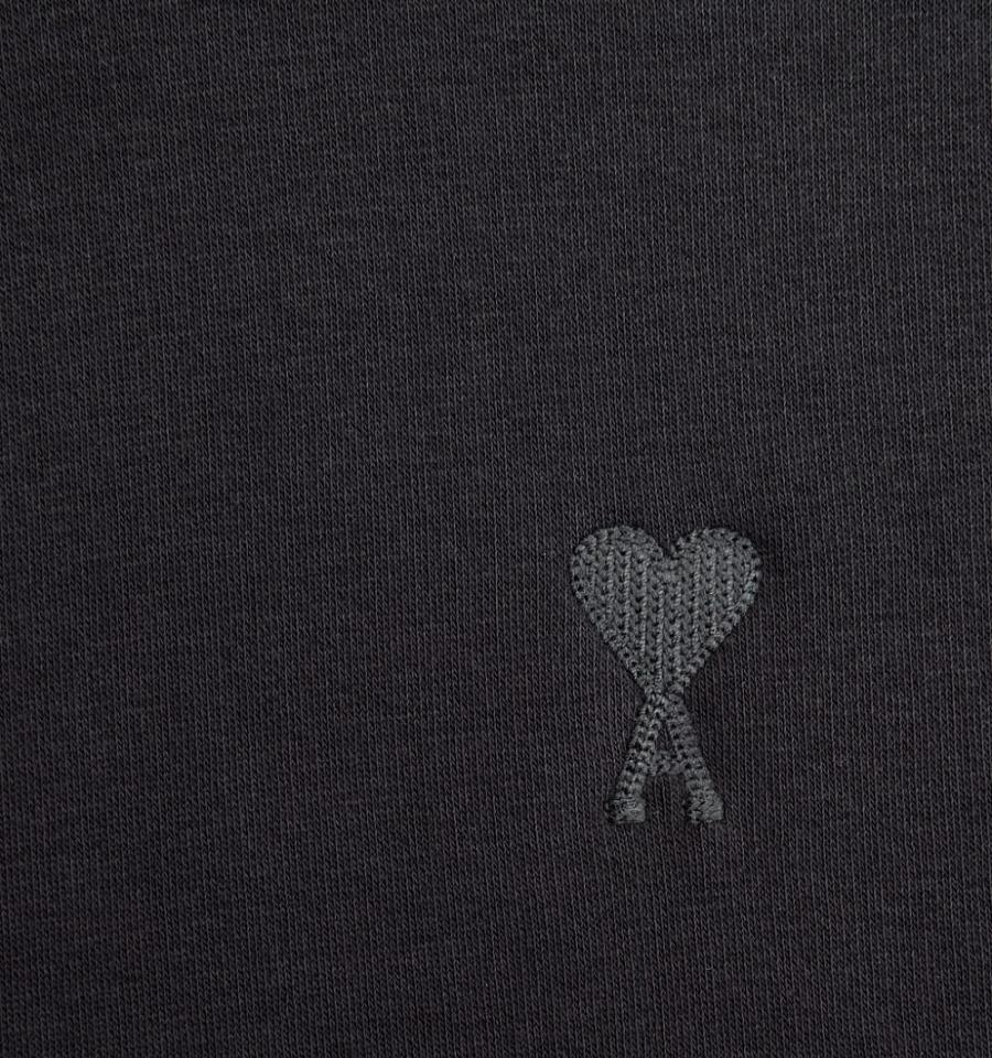 Sudadera Con Capucha Ami Paris Ami de Coeur Grises | ami_MX384