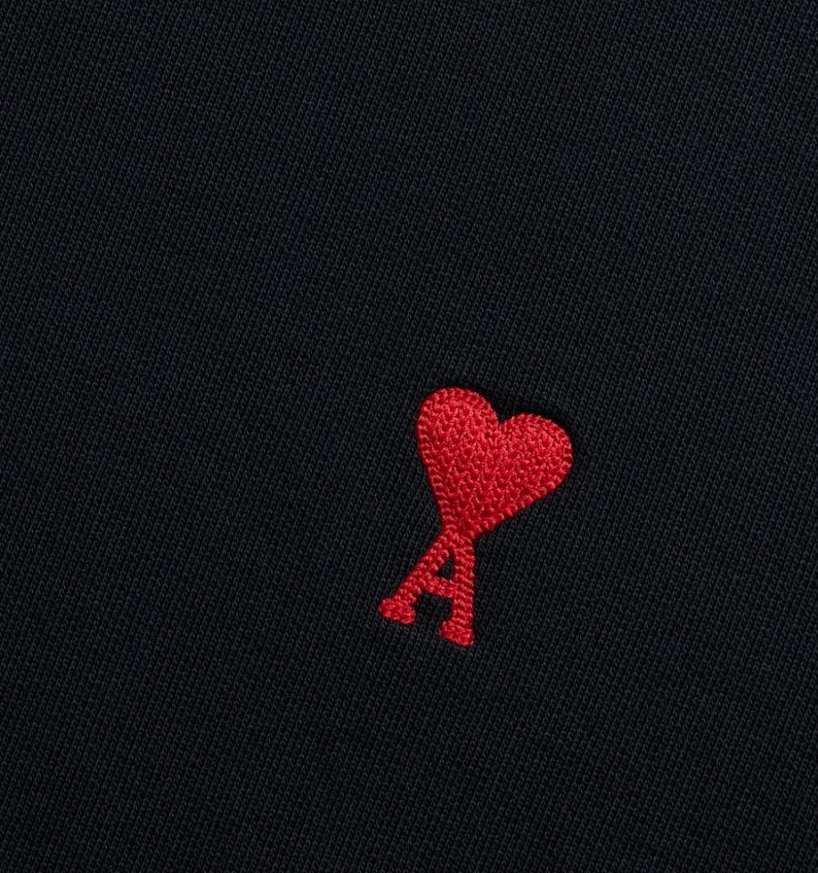 Sudaderas Ami Paris Ami de Coeur Negros | ami_MX156