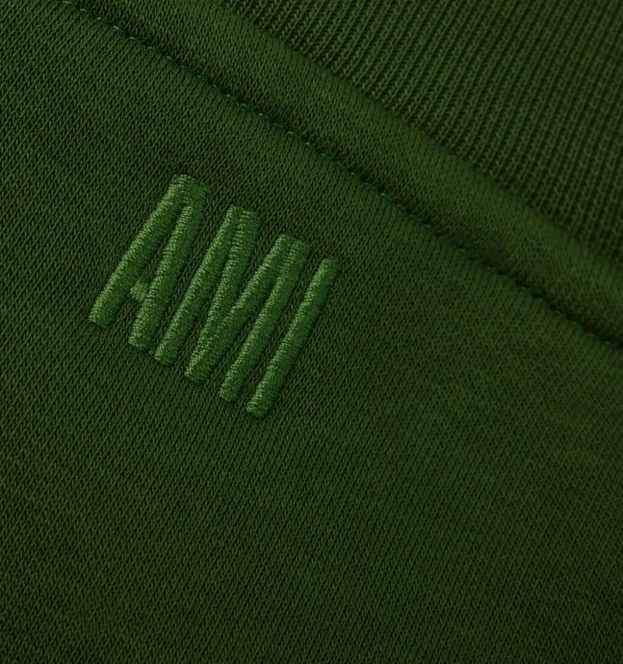 Sudaderas Ami Paris Ami de Coeur Verdes | ami_MX447