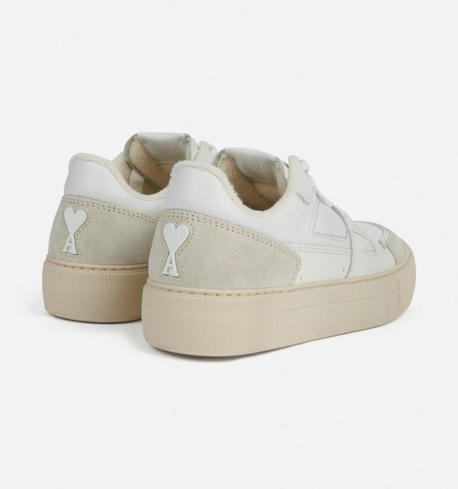 Tenis Ami Paris Low Top Ami Arcade Blancos | ami_MX175