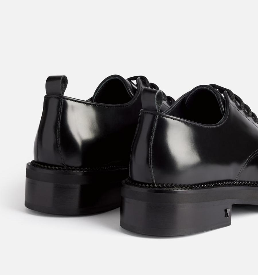 Zapatos Ami Paris Square-Puntera Derbies Negros | ami_MX576